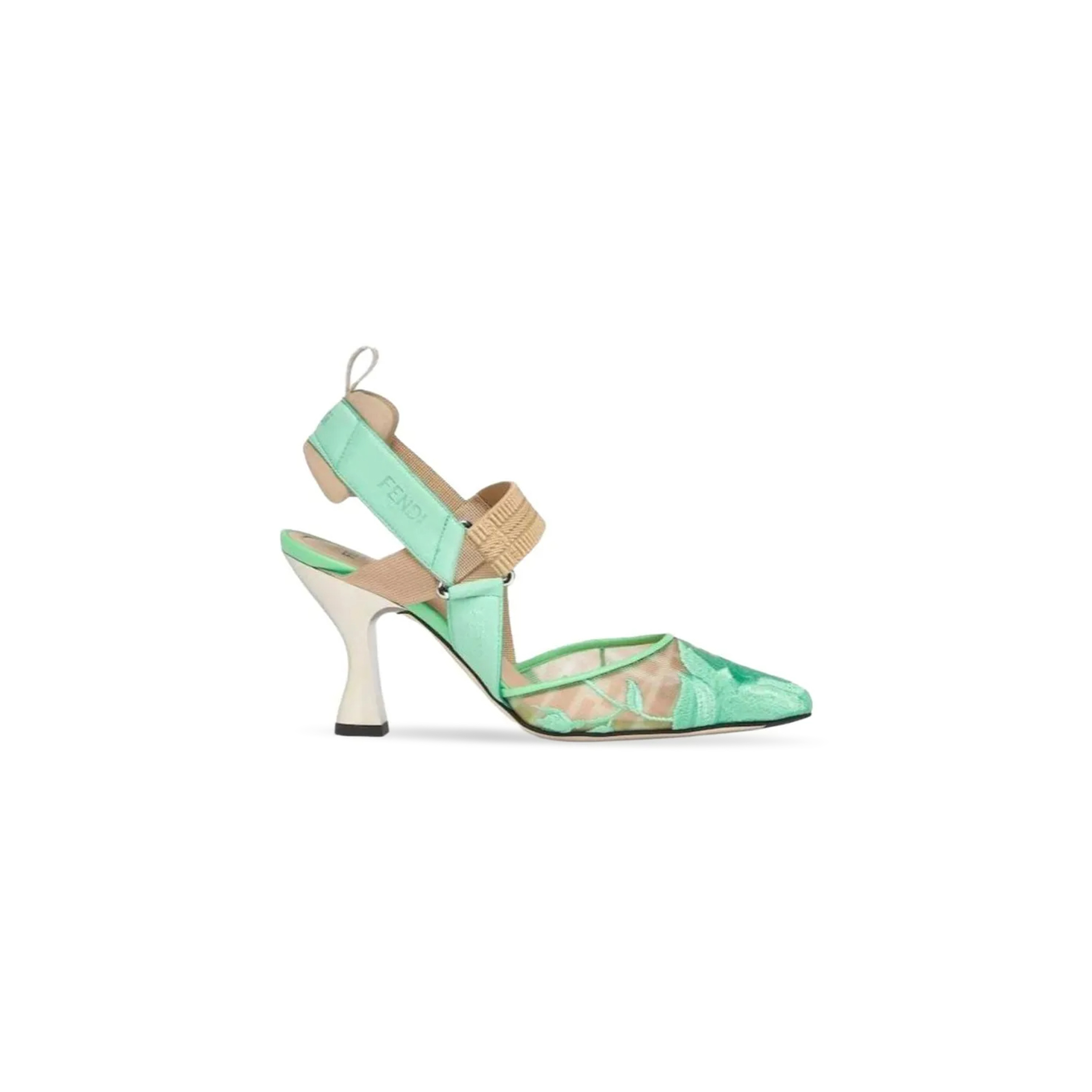 F**di colibri high-heeled slingbacks 8j8143an7hf1knx